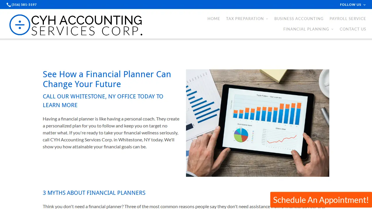 CYH Accounting Services Corp. page