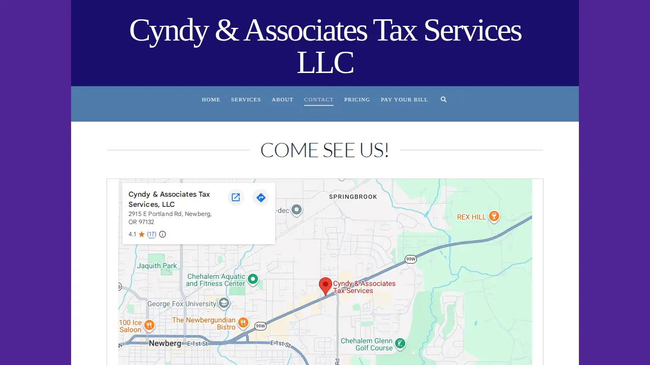 Cyndy & Associates Tax Services, LLC page