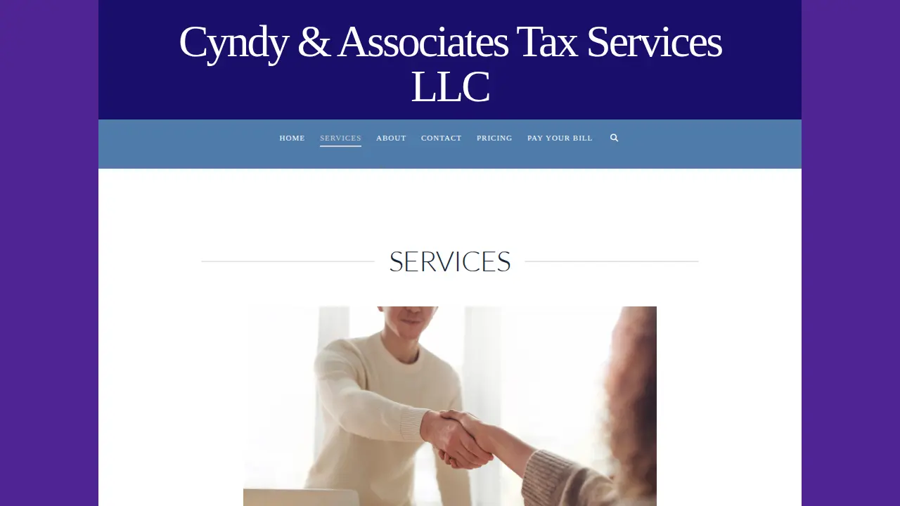 Cyndy & Associates Tax Services, LLC page