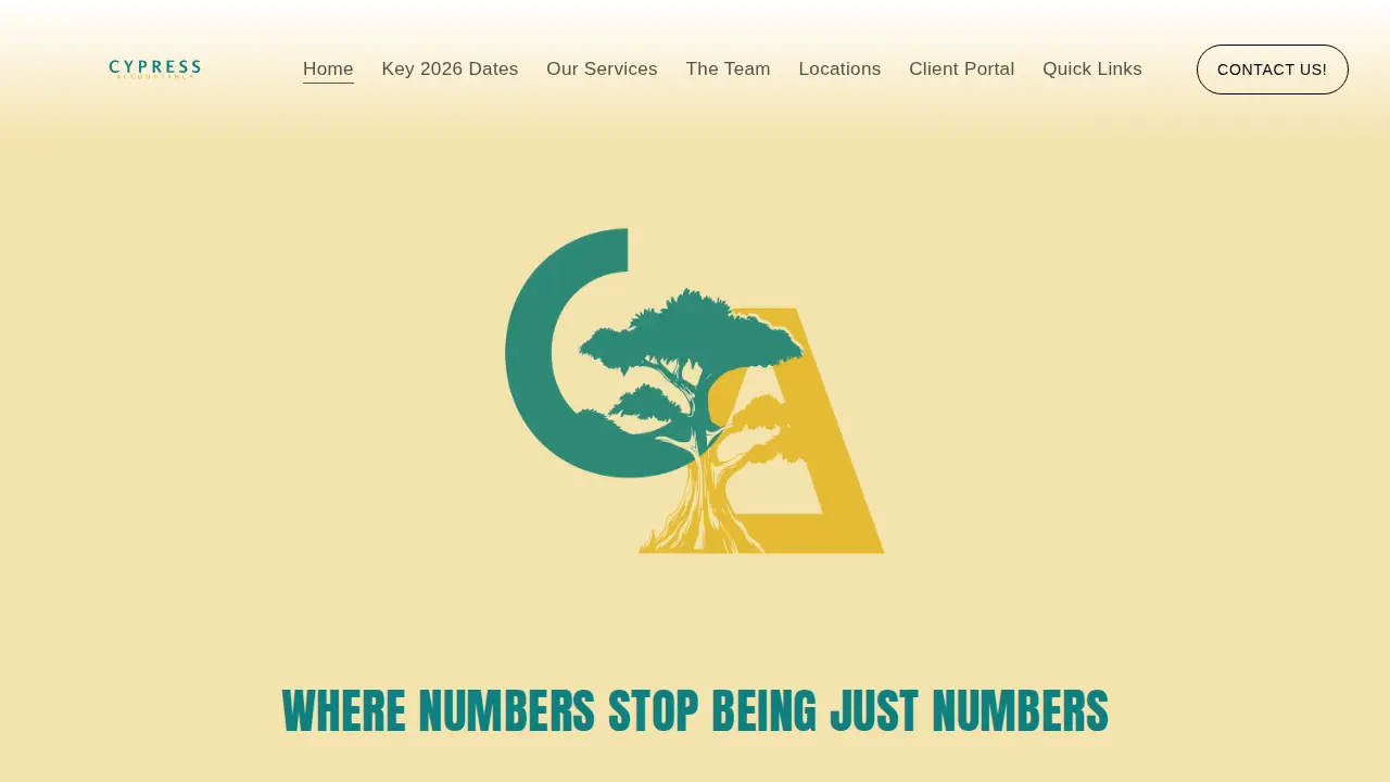 Cypress Accountancy page