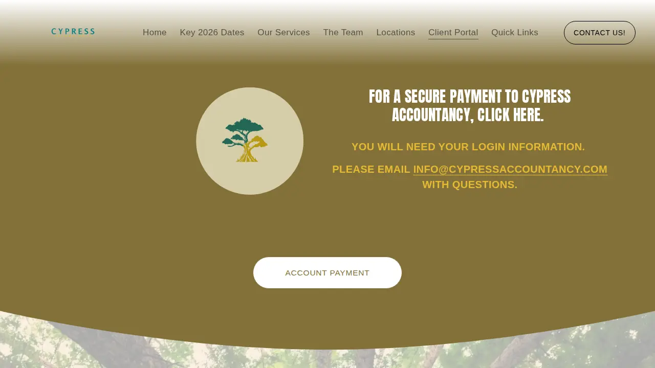 Cypress Accountancy page
