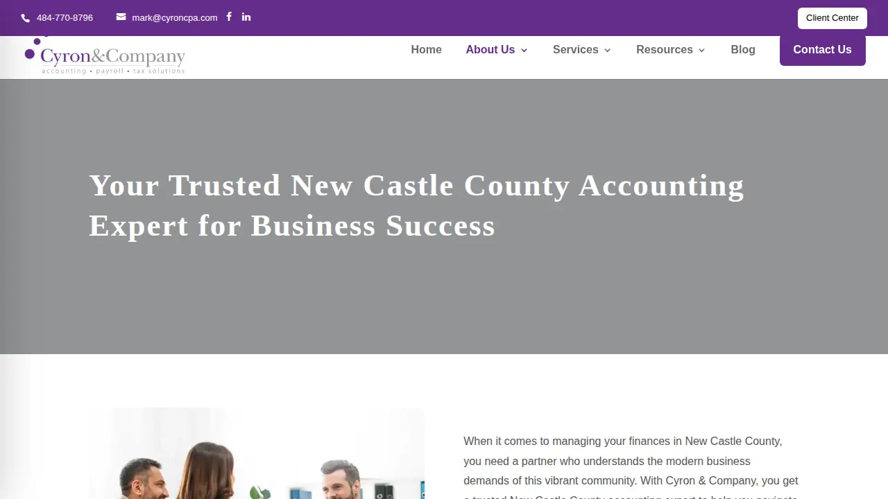 Cyron & Company page