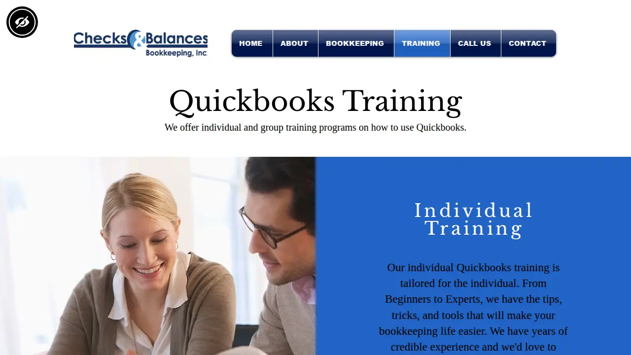 Checks & Balances Bookkeeping, Inc. page
