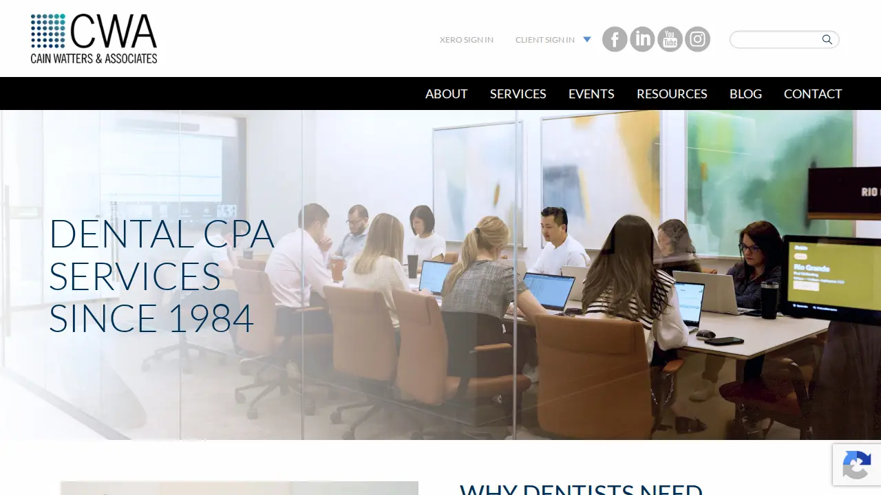 Cain Watters & Associates page