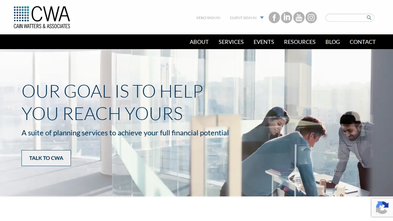 Cain Watters & Associates page