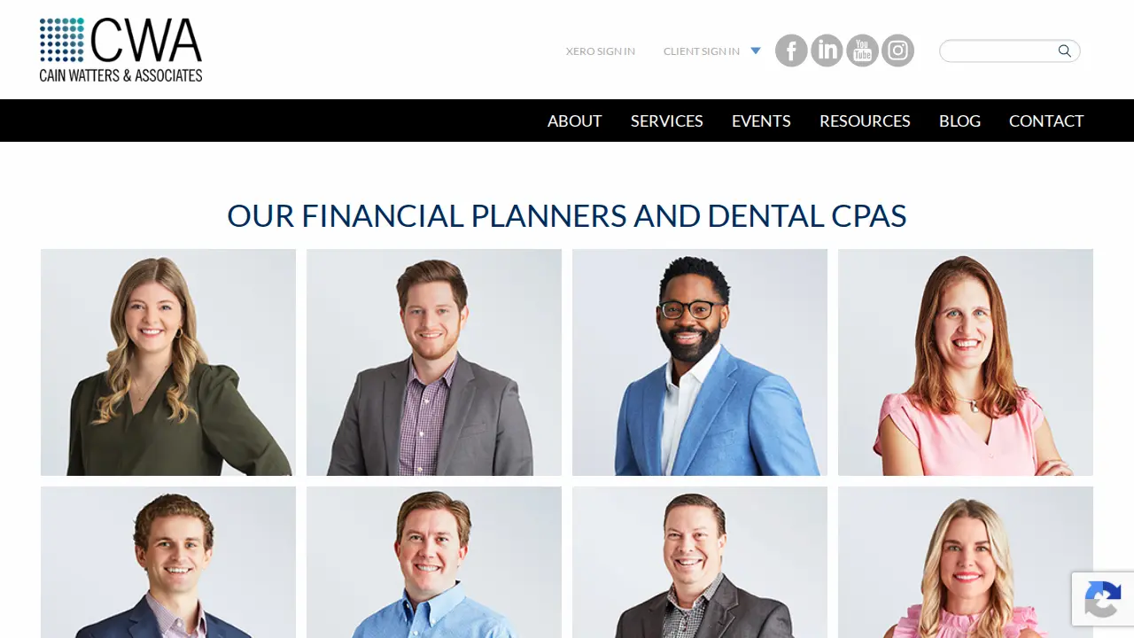 Cain Watters & Associates page
