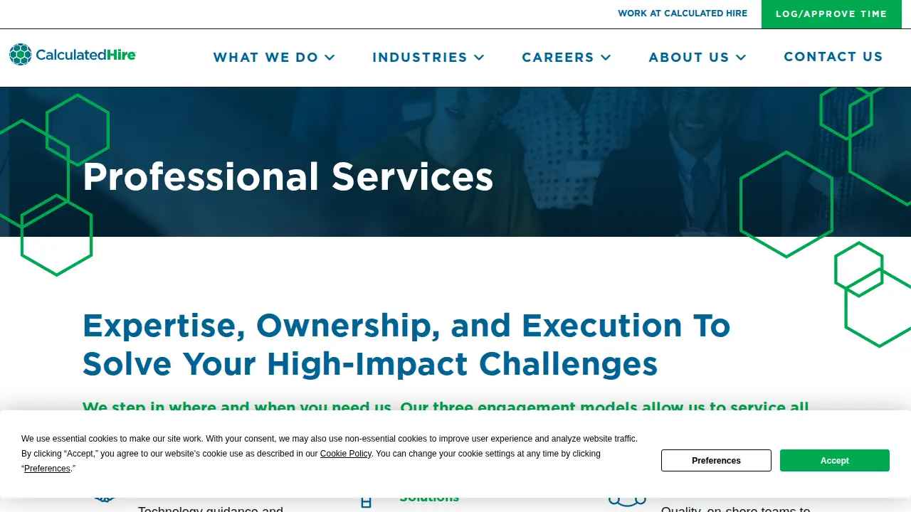 Calculated Hire - Columbus page