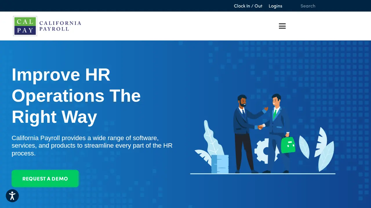 California Payroll page