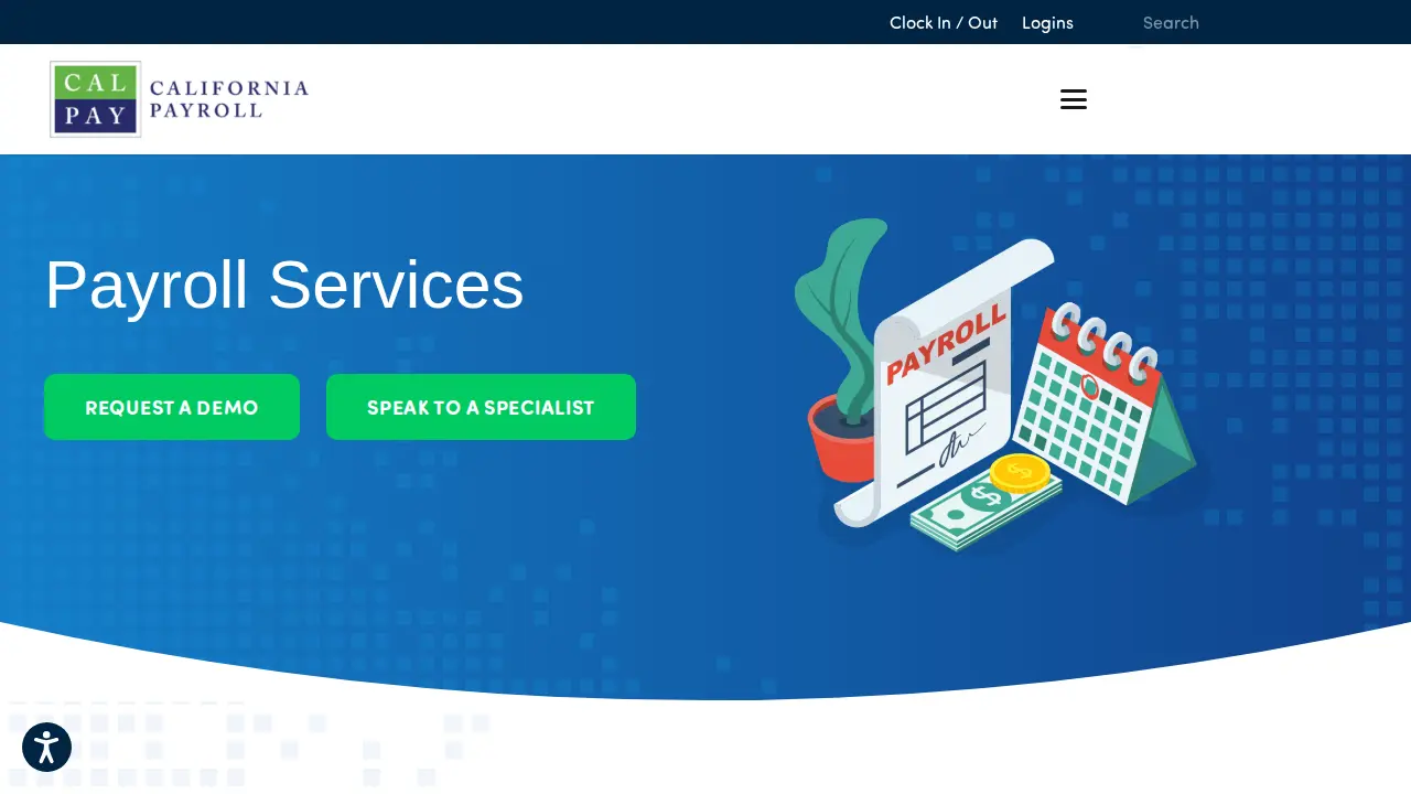 California Payroll page