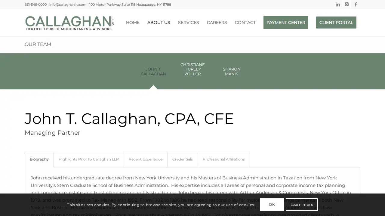 CALLAGHAN LLP page