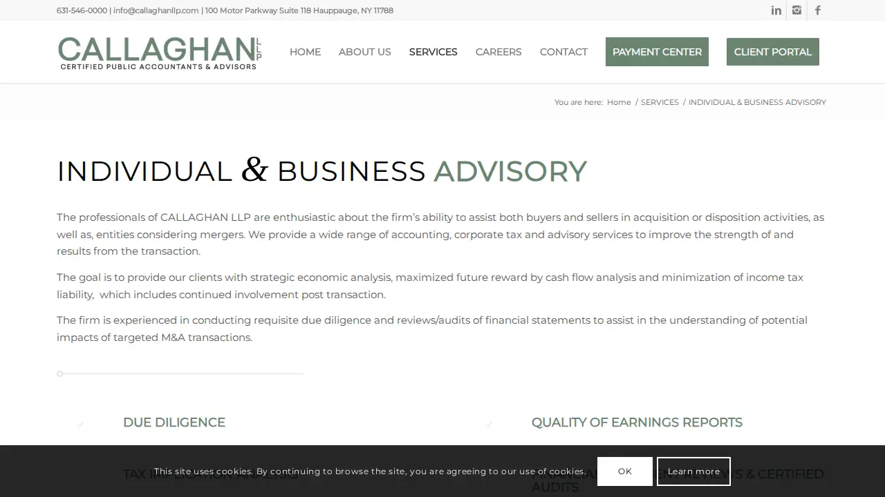 CALLAGHAN LLP page