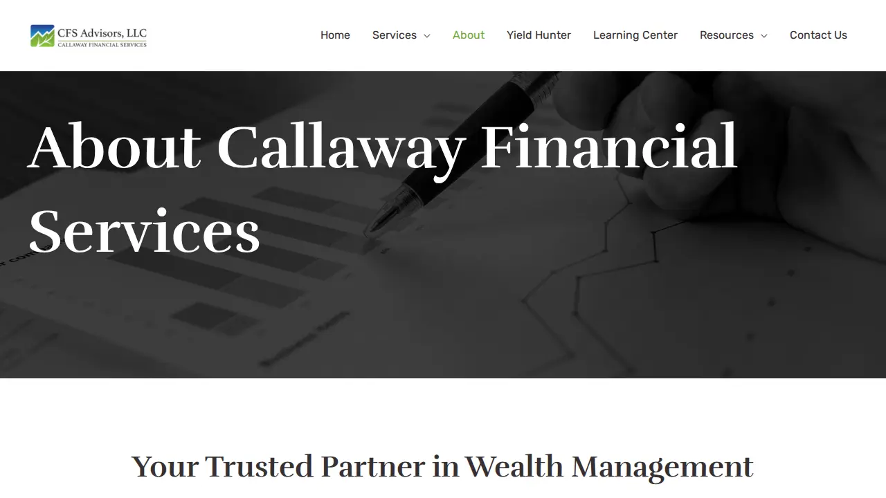 Callaway Financial Services page
