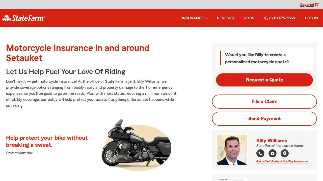 Billy Williams - State Farm Insurance Agent page