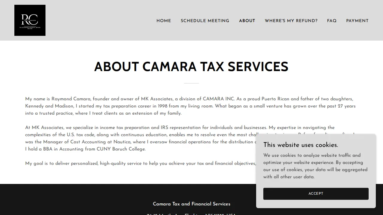 Camara Incorporated page