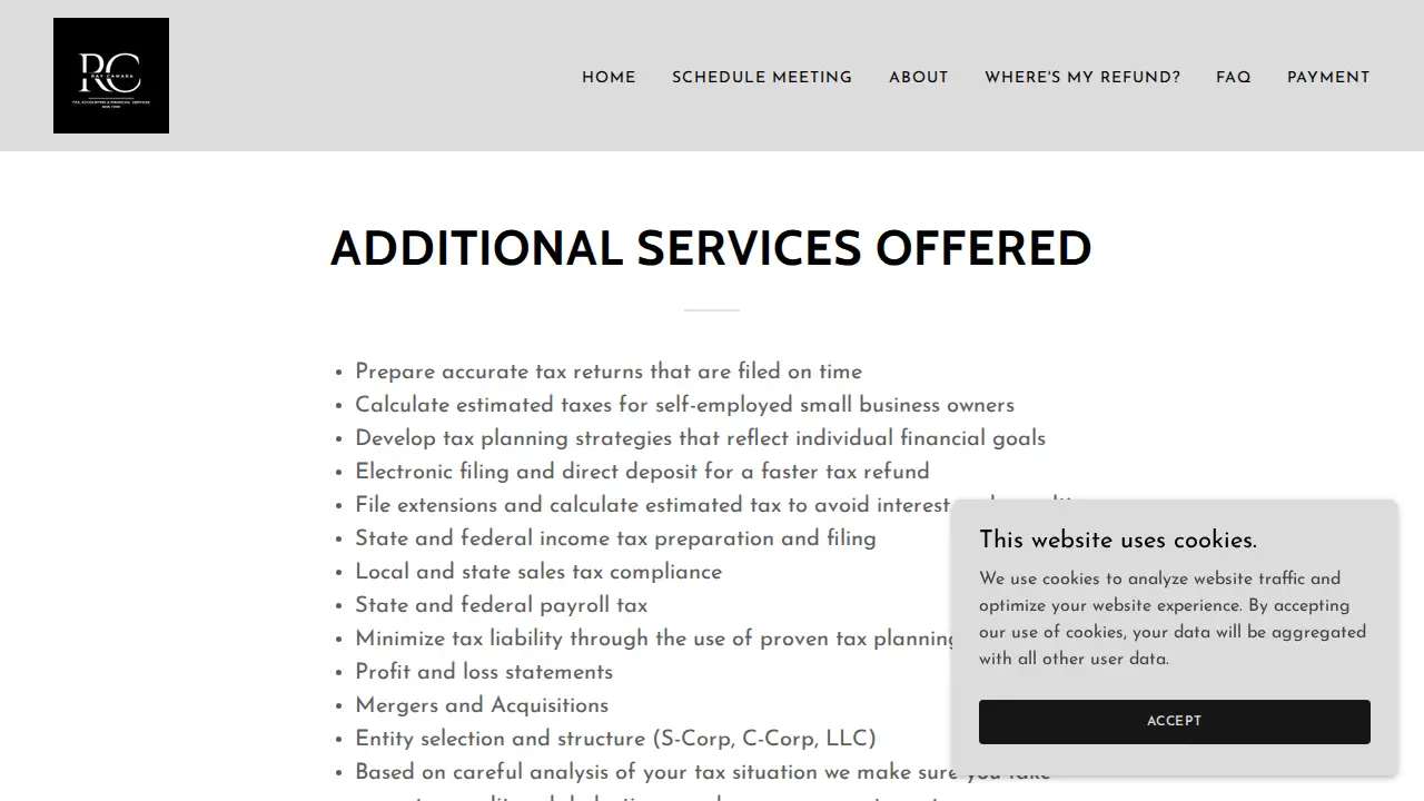 Camara Incorporated page
