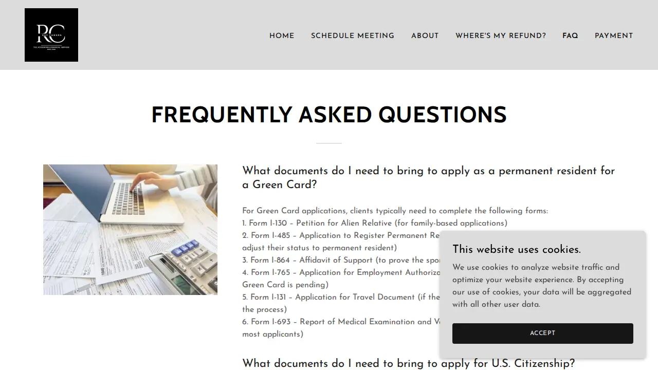 Camara Incorporated page