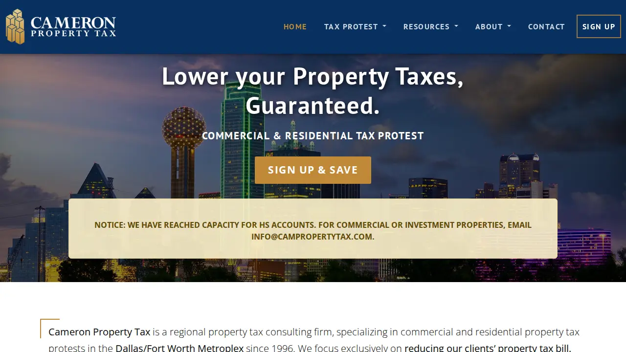 Cameron Property Tax