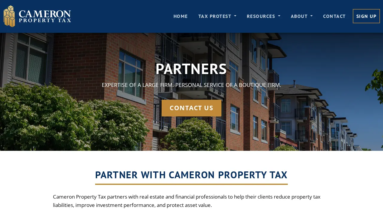 Cameron Property Tax page