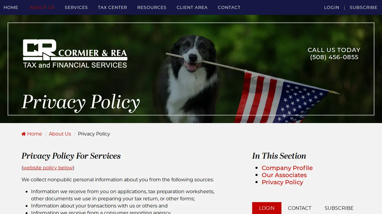 Cormier & Rea, Inc. page