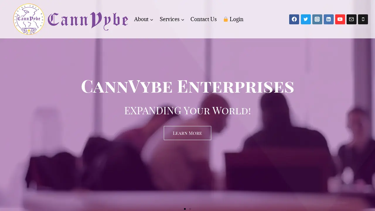 CannVybe Enterprises Inc website