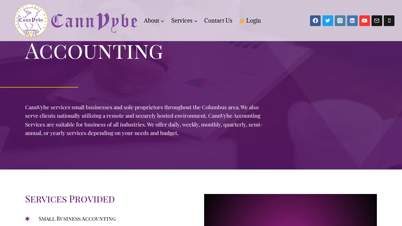 CannVybe Enterprises Inc page