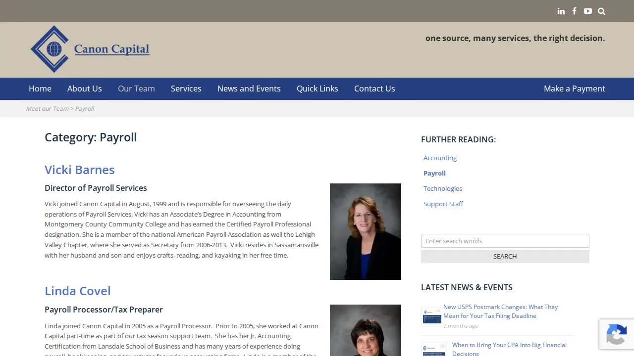 Canon Capital page