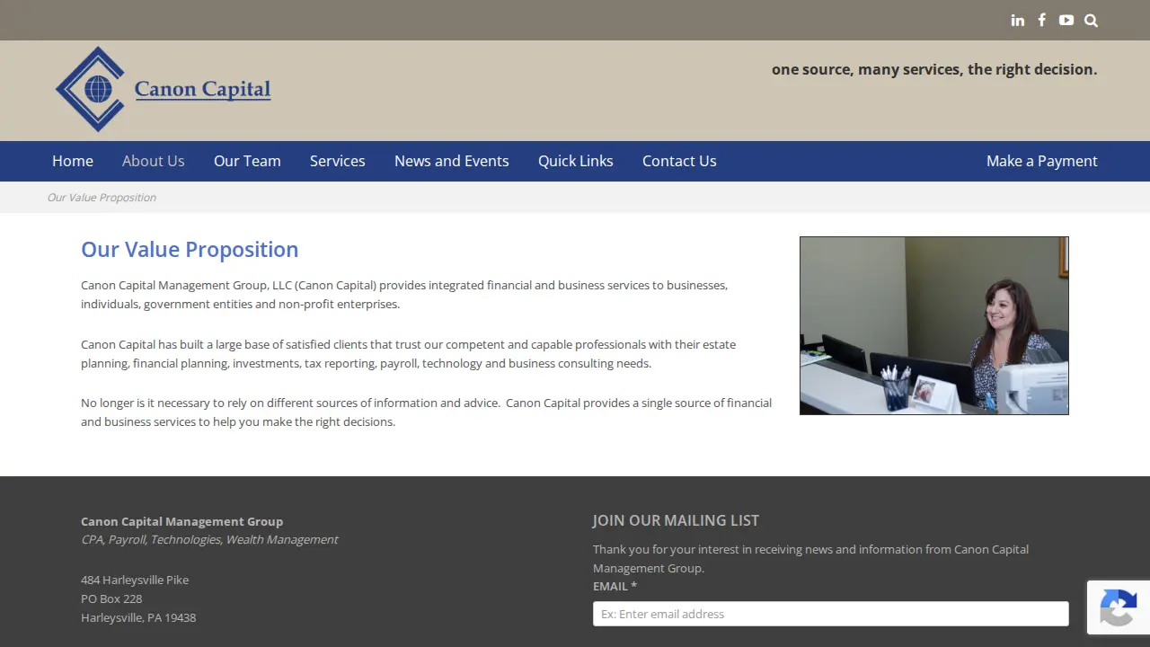 Canon Capital page
