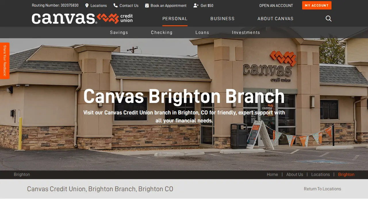 Canvas Credit Union Brighton Branch