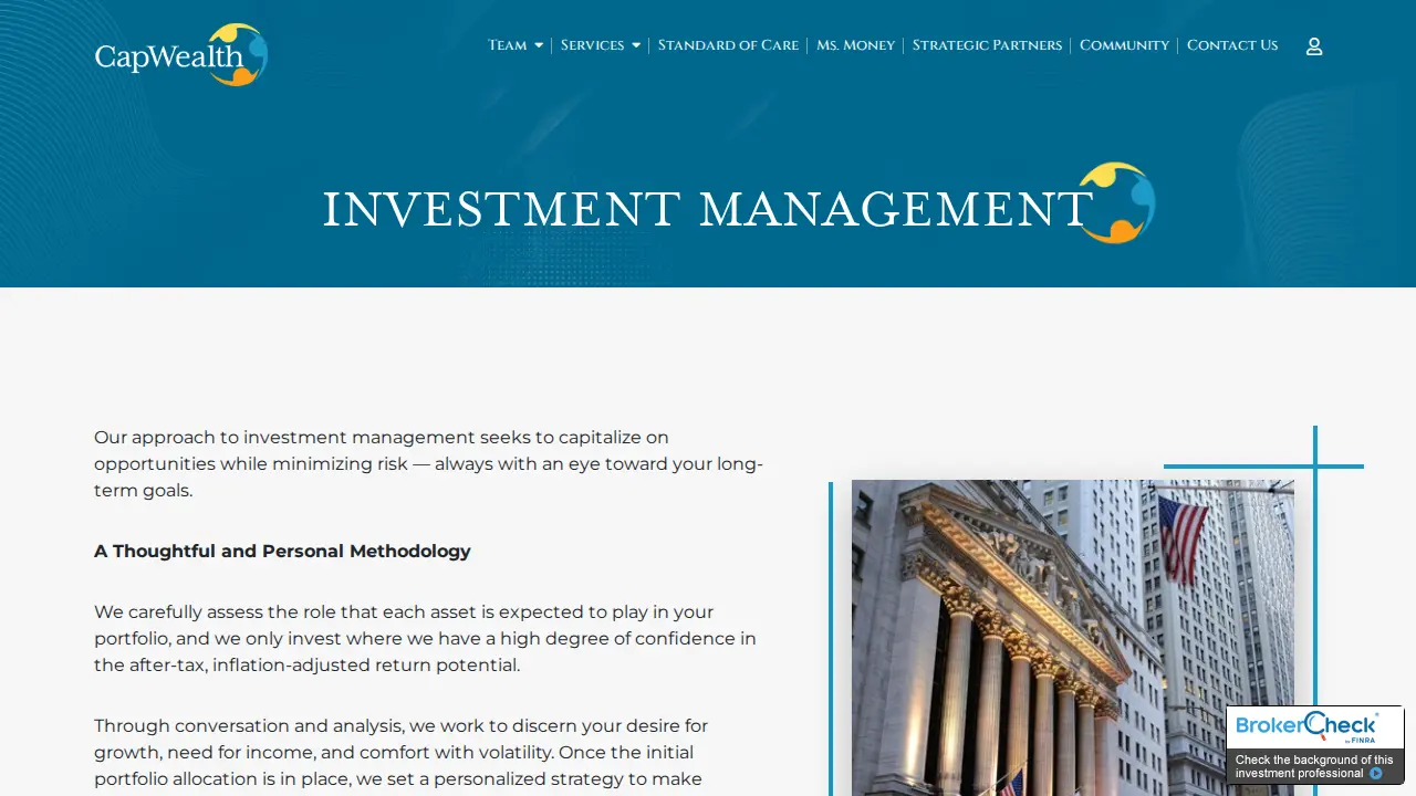 CapWealth page