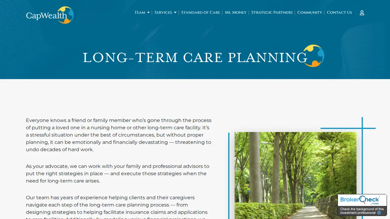 CapWealth page
