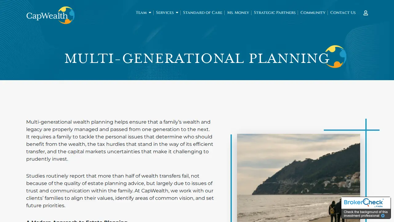 CapWealth page
