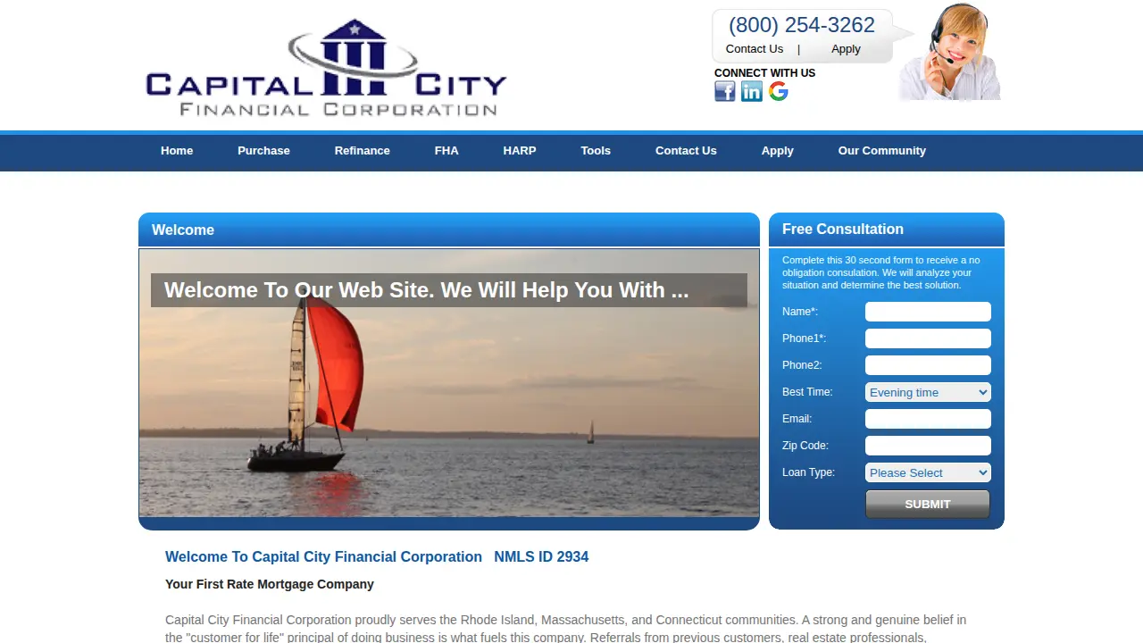 Capital City Financial Corporation, NMLS 2934