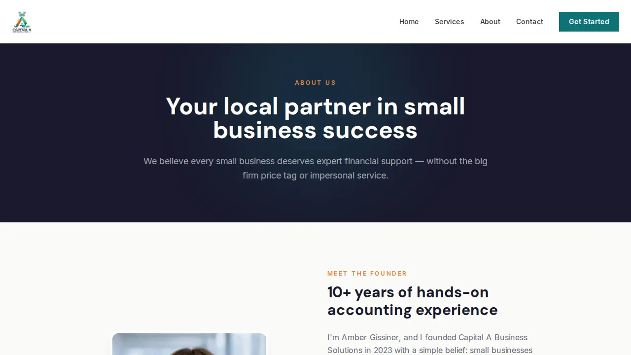 Capital A Business Solutions LLC page