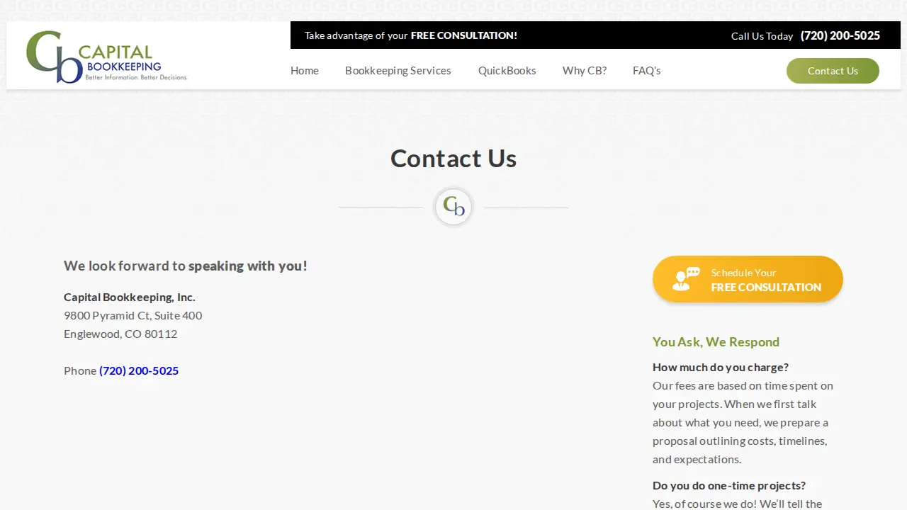 Capital Bookkeeping Inc page