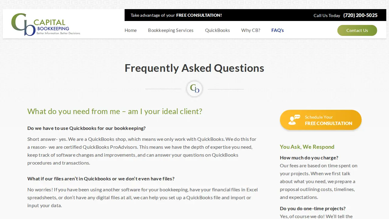 Capital Bookkeeping Inc page