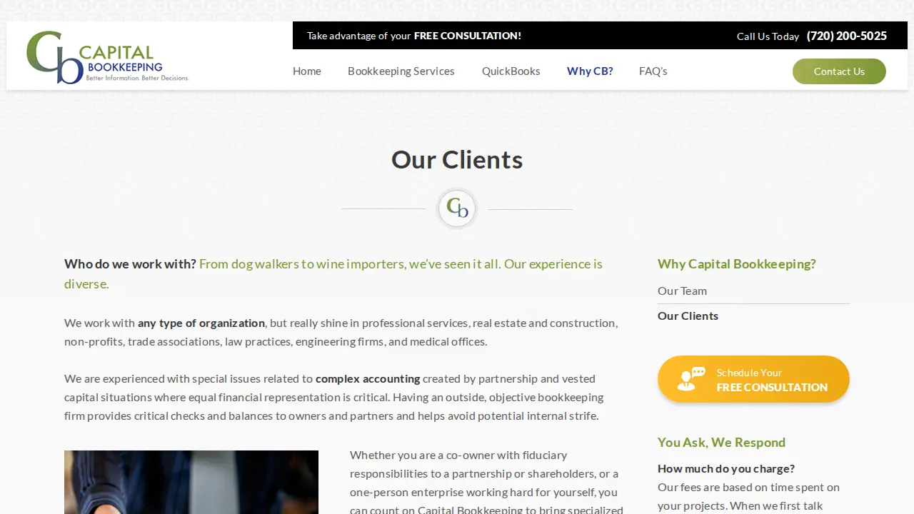 Capital Bookkeeping Inc page