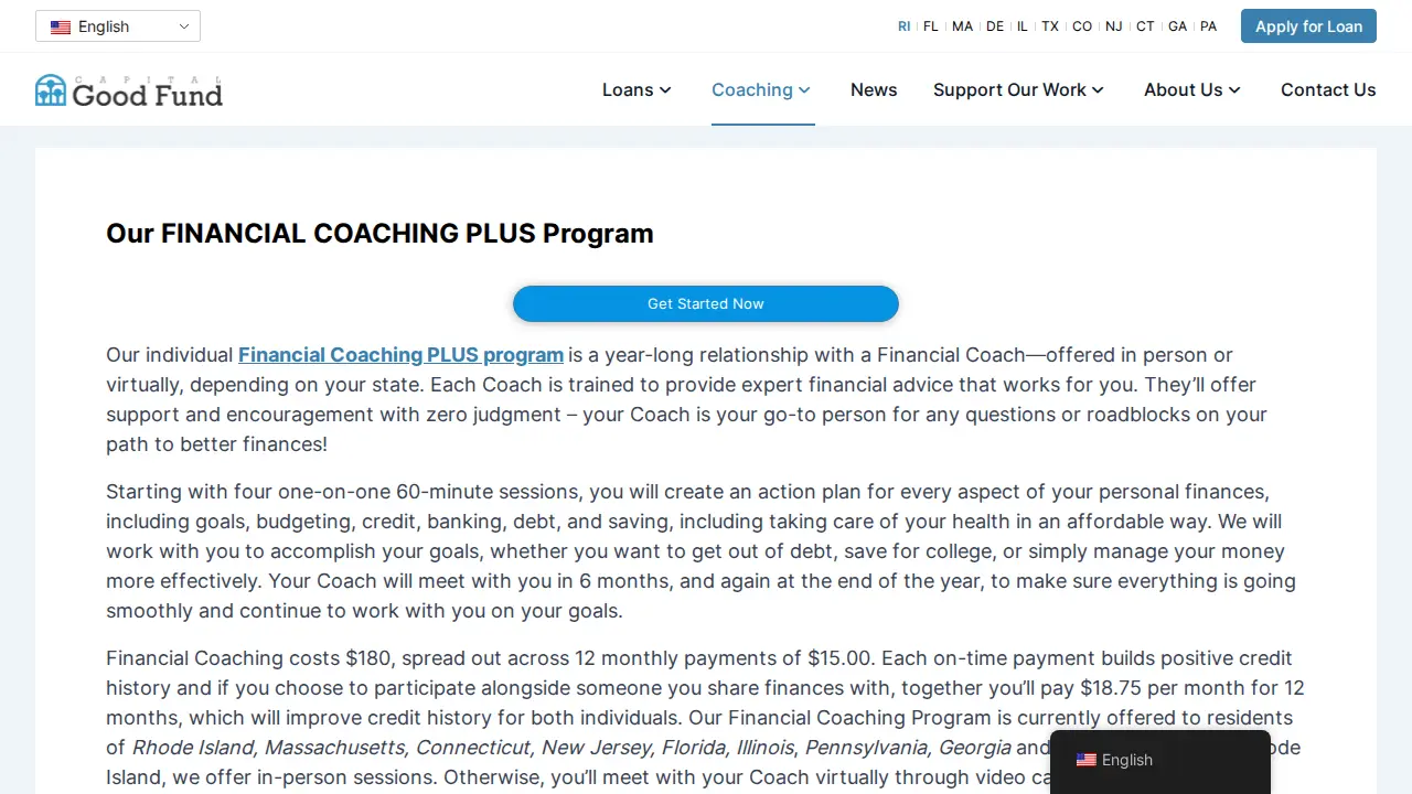 Capital Good Fund page