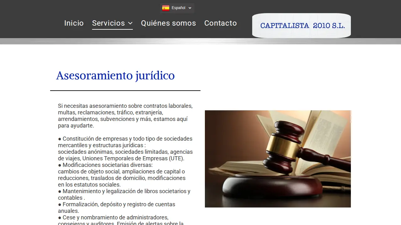 Capitalista 2010 S.L. page