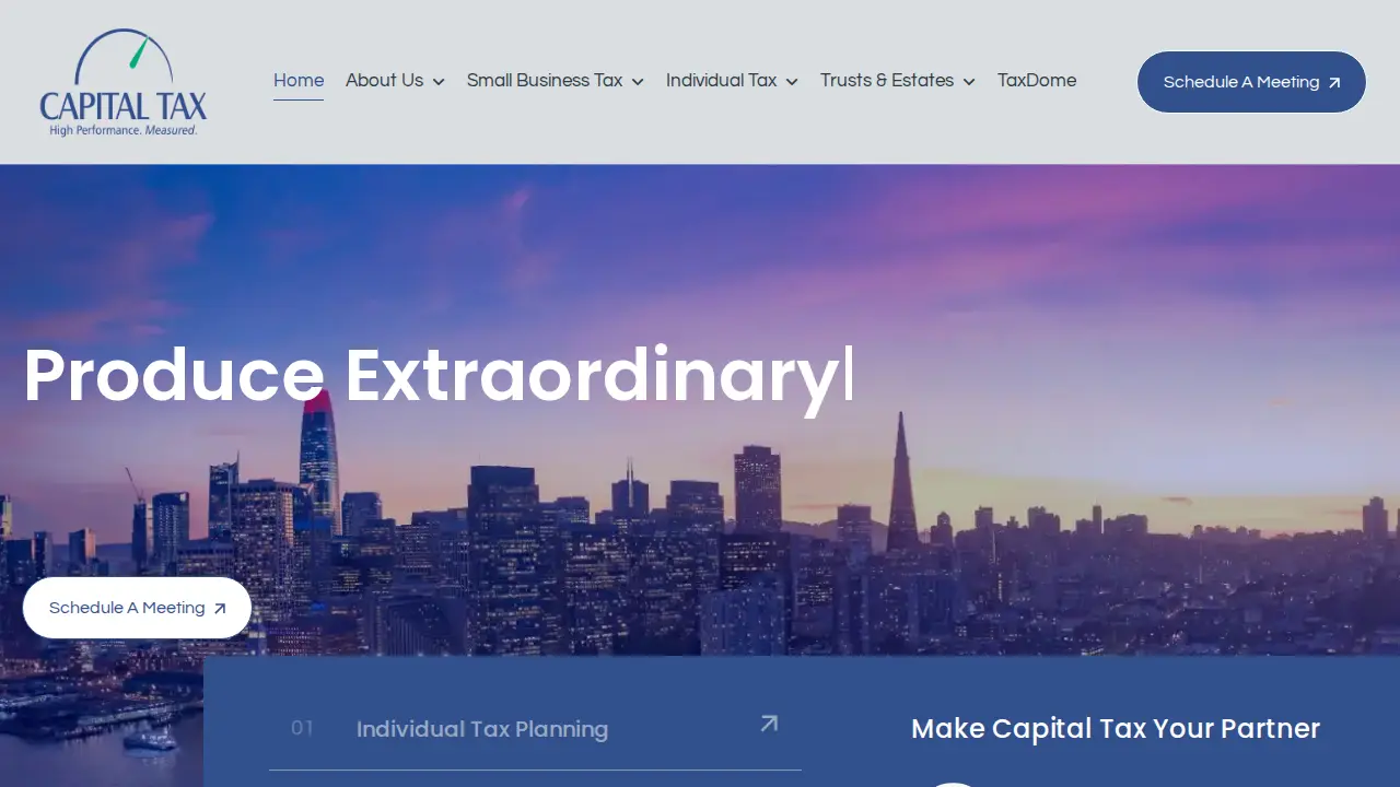 Capital Tax page