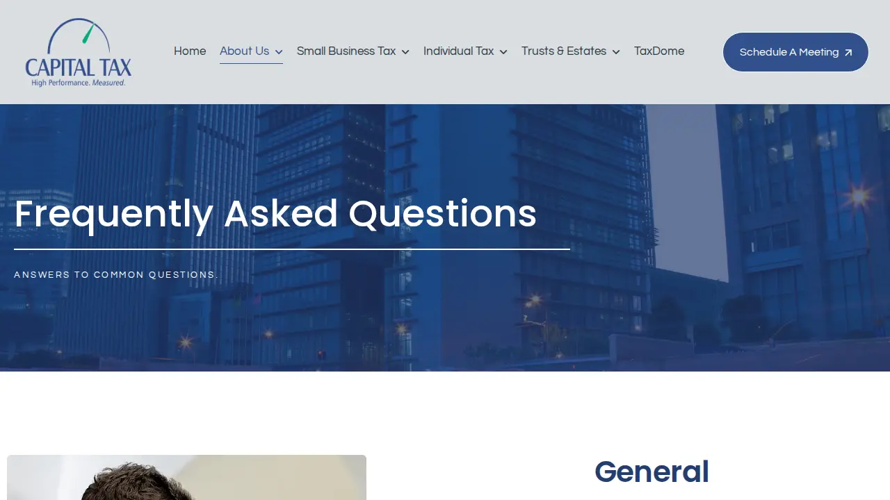 Capital Tax page
