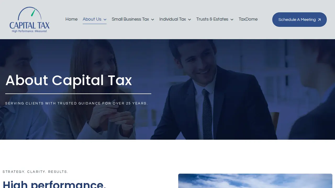 Capital Tax page