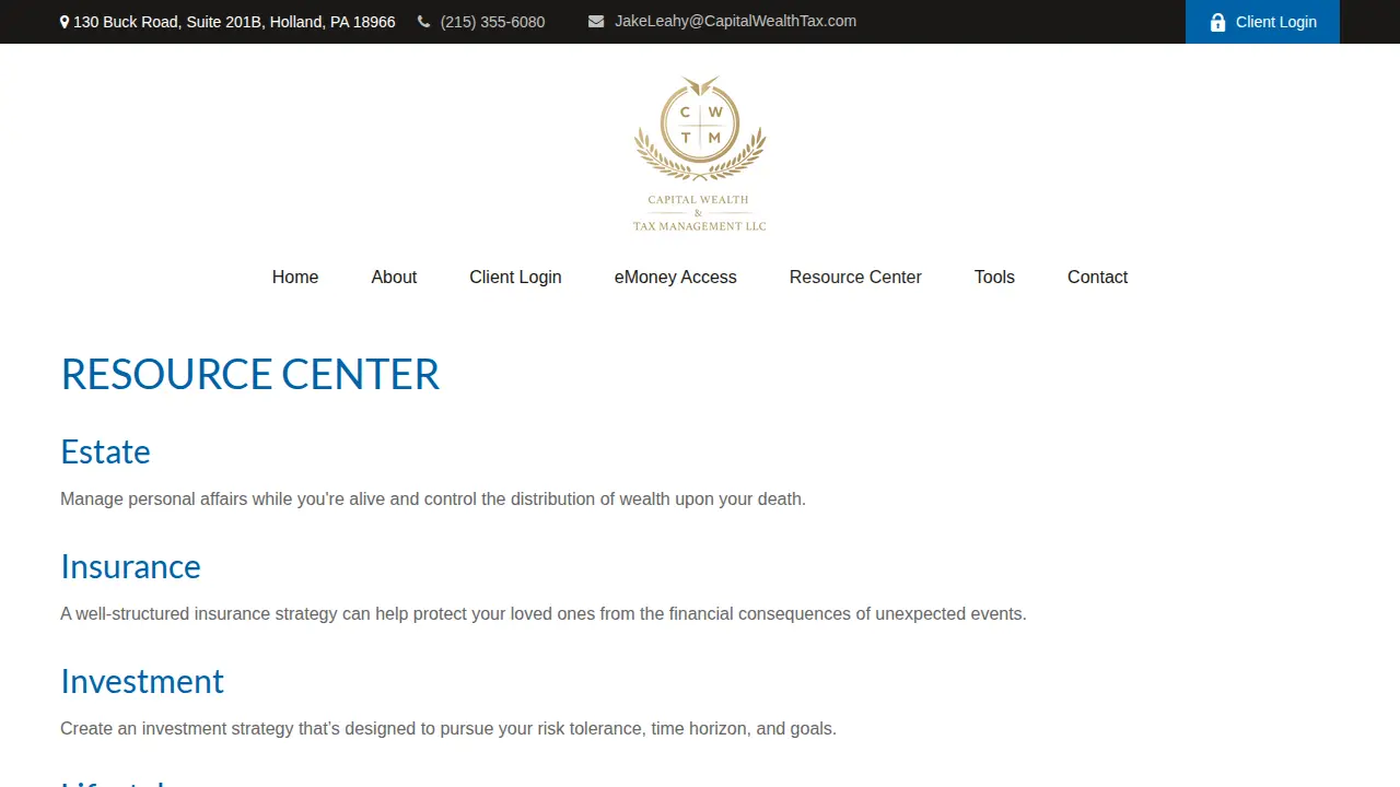 Capital Wealth & Tax Management LLC page