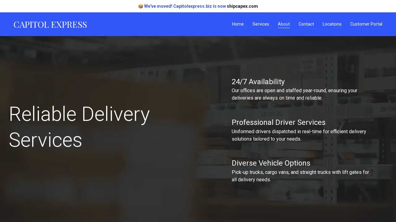 Capitol Express Freight Inc page