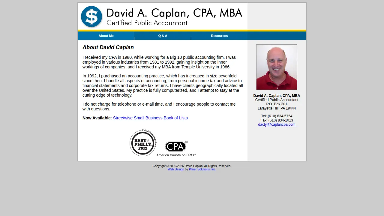 Caplan David a CPA