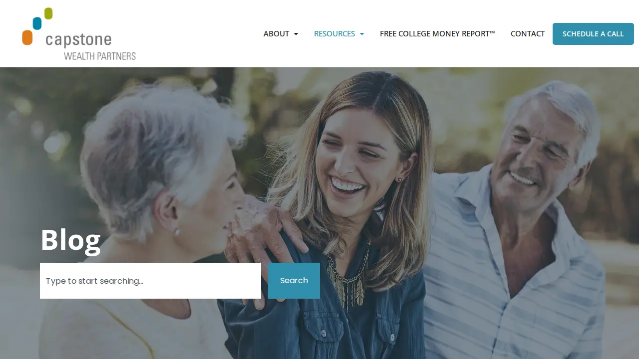 Capstone Wealth Partners page