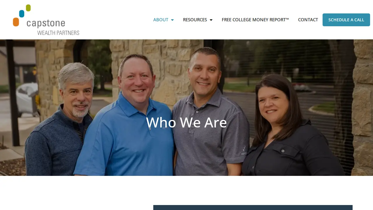 Capstone Wealth Partners page