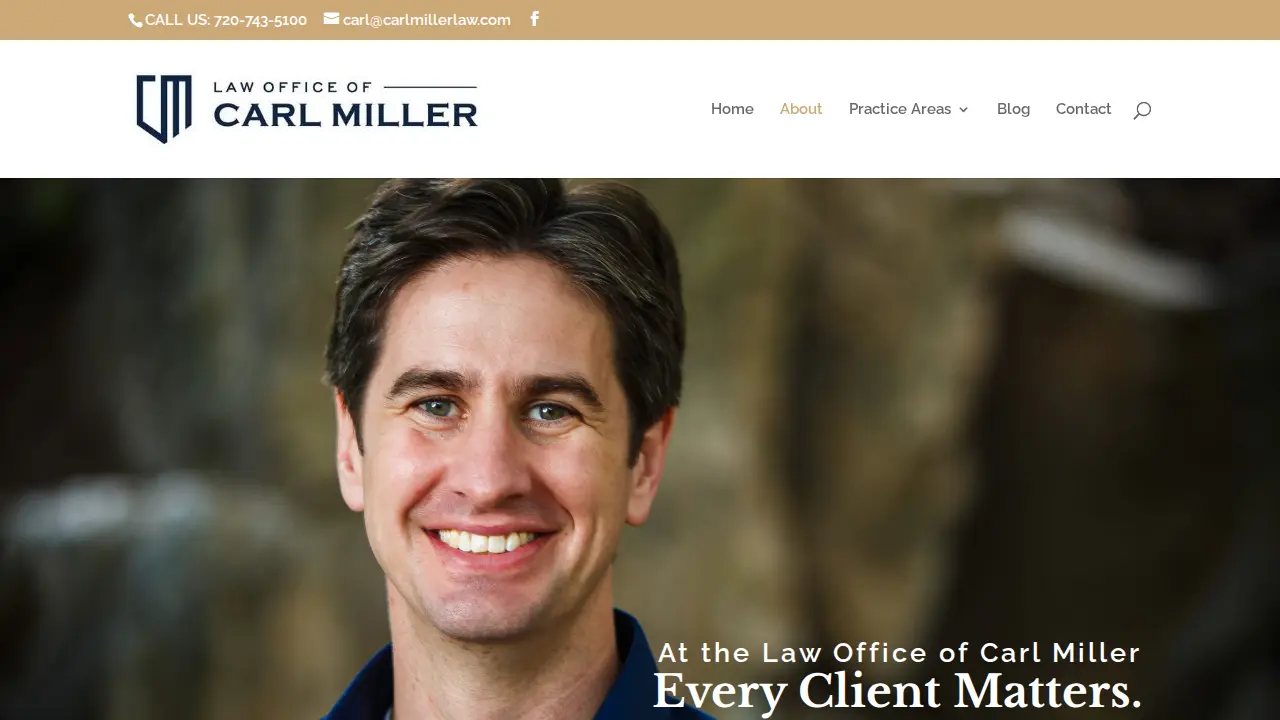 Carl Miller Law page