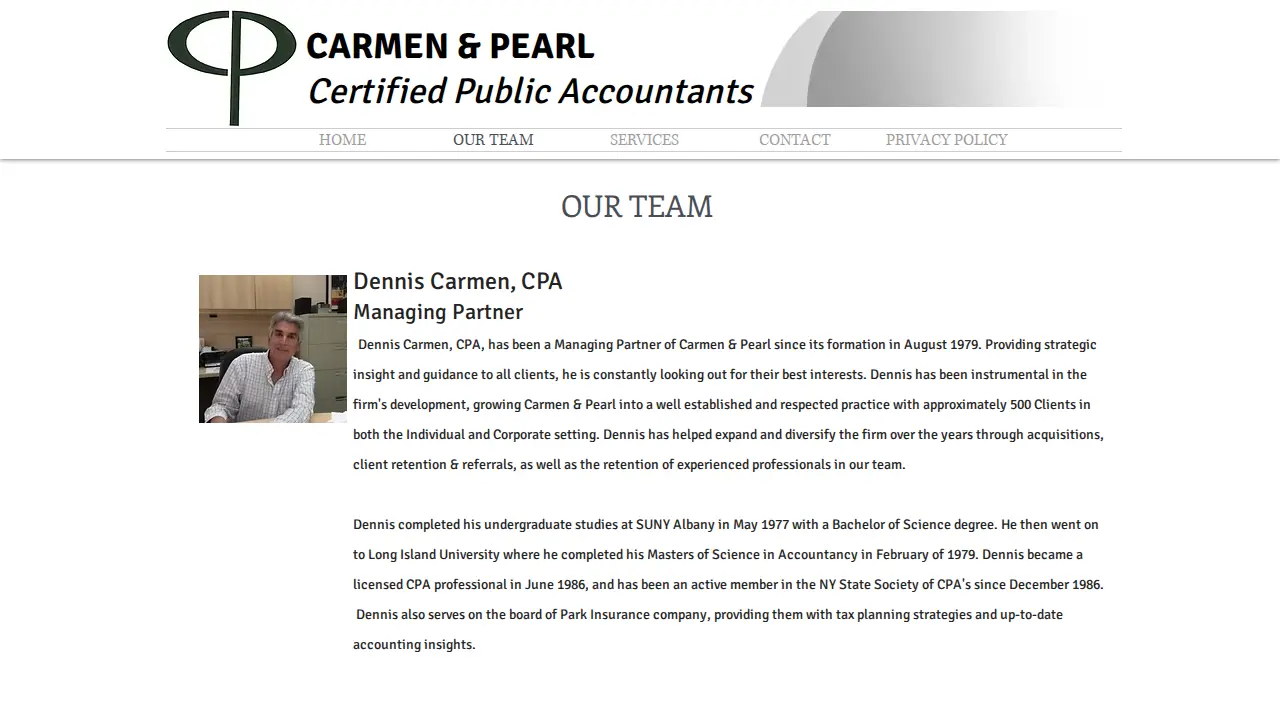 Carmen & Pearl page