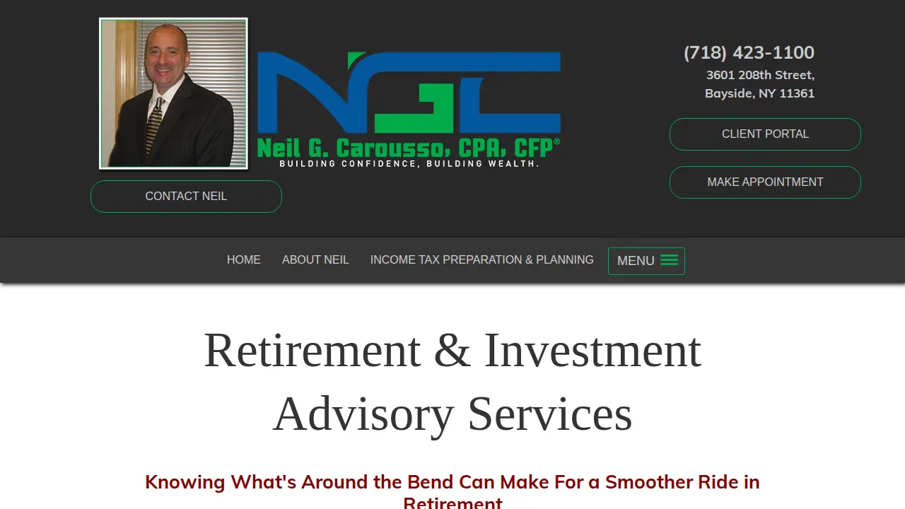Neil G Carousso, CPA, CFP page