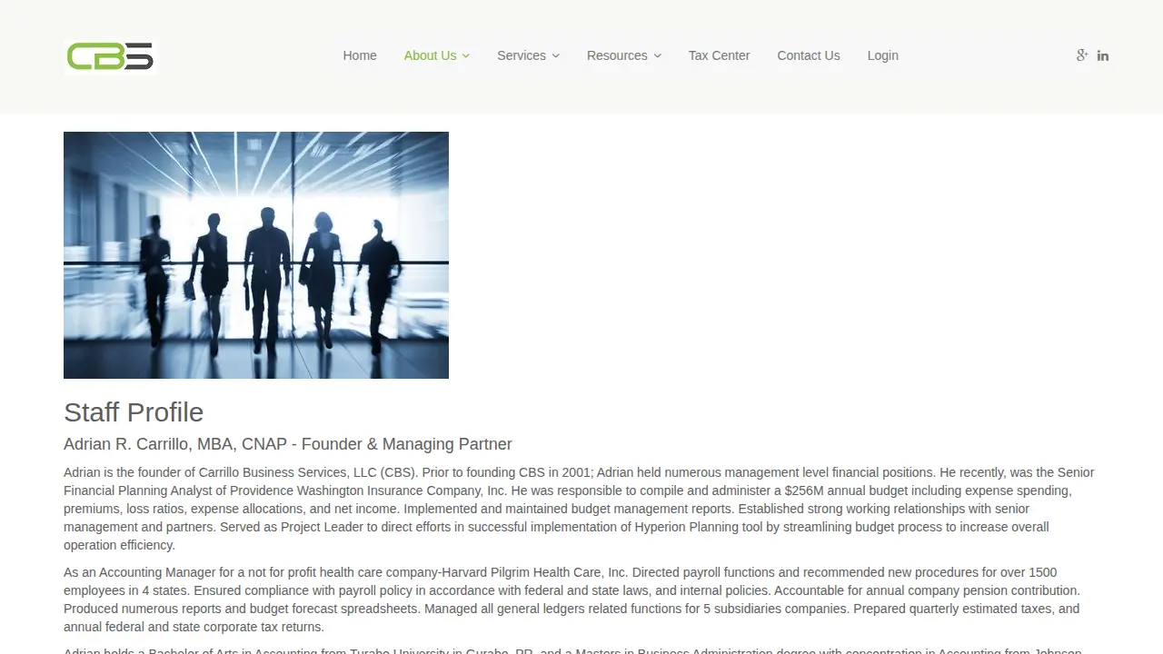 Carrillo Business Services, LLC. page